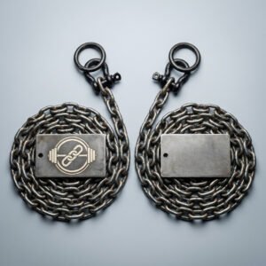 Chain Collar Loops Pair